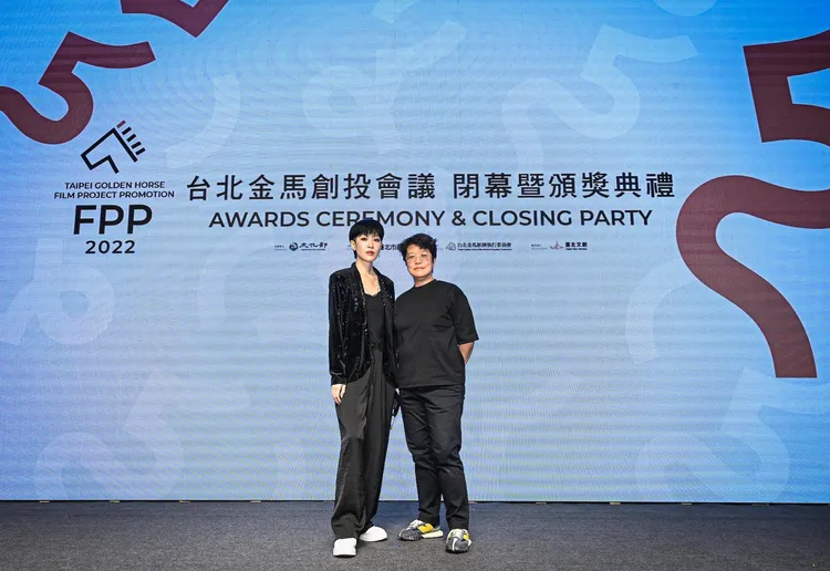 2022金馬創投會議決選評審代表陳珊妮（左）、李耀華（右）。金馬執委會提供