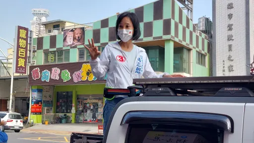 選戰倒數!柯志恩繞著高雄跑 以車為家掃街10天