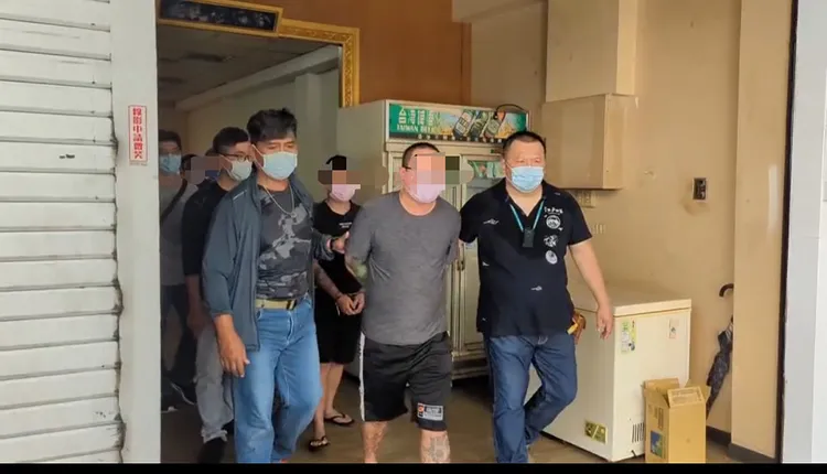 警方逮捕陳嫌為首共6名嫌犯。讀者提供