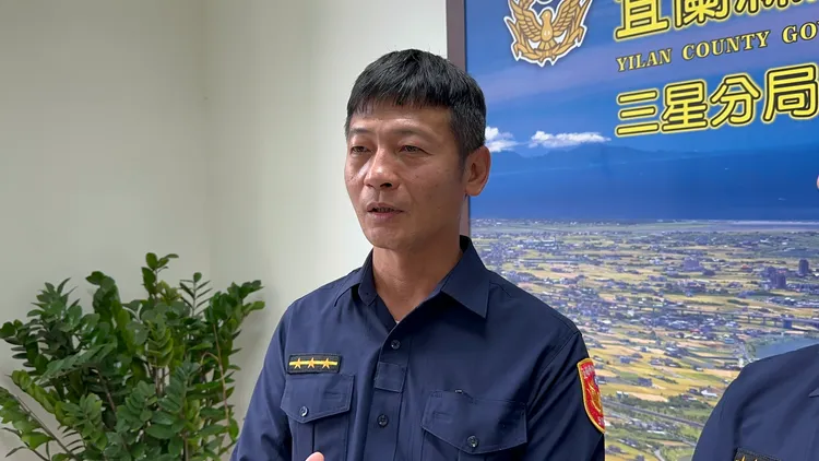 警員蔣銀星。林泊志攝