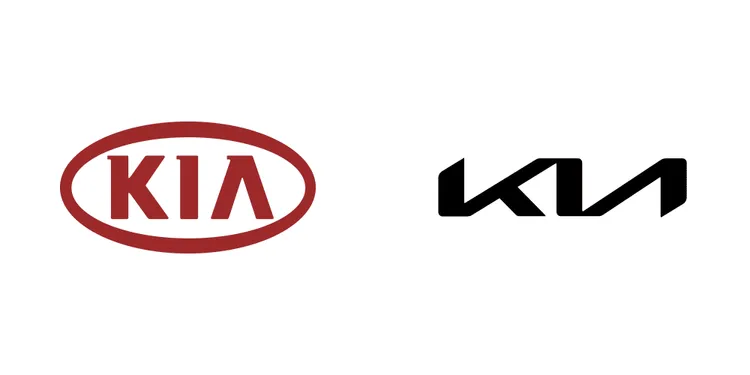 人們較熟悉的是左方用了20多年的Kia廠徽，去年換成右方全新識別之後，一時間部分人還不能意會這是三個字母組成。原廠照片