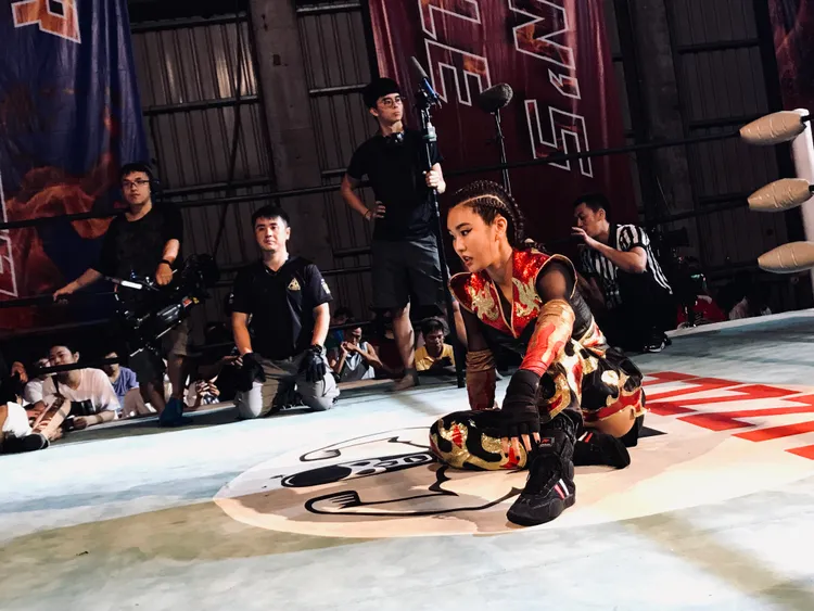 黃心娣為電影刻意增重10公斤，接受密集數月的摔角訓練。丘晶晶製作所提供
