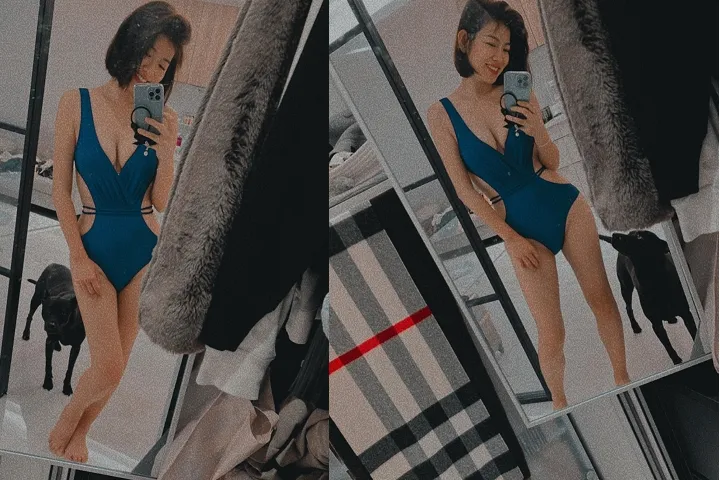 之前米可白罕見分享自己的比基尼辣照超級養眼。翻攝米可白臉書