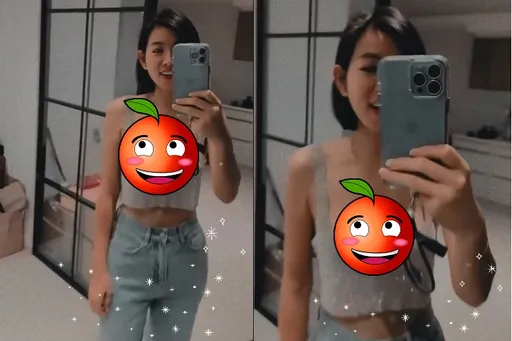 米可白自拍秀性感新衣 小露北半球深溝!嬌喊很害羞