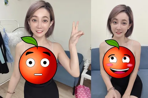 「靈學女神」稱買不起內衣 2片口罩撐巨乳!極品水滴狀現形