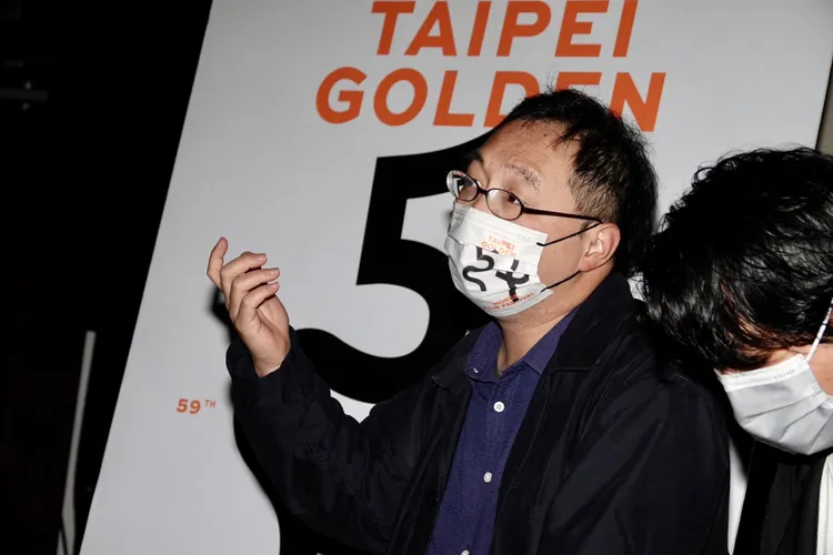 深田晃司暢談拍片的細節。陳德興攝