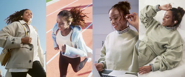 WF-LS900N具備IPX4防潑水設計，支援智慧聆聽體驗。業者提供