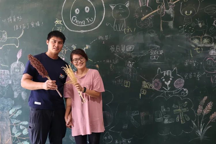 夫妻倆也攜手推動食農教育，並與新庄子地方創生合作，希望結合更多有志青年，一起為在地傳統產業激盪不一樣的火花。黃羿馨攝