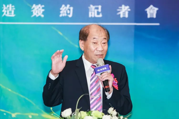 柏鴻建設董事長范姜炳煌從事土地開發40年，首度跨足建築興建，打造心目中理想好宅。趙世平攝