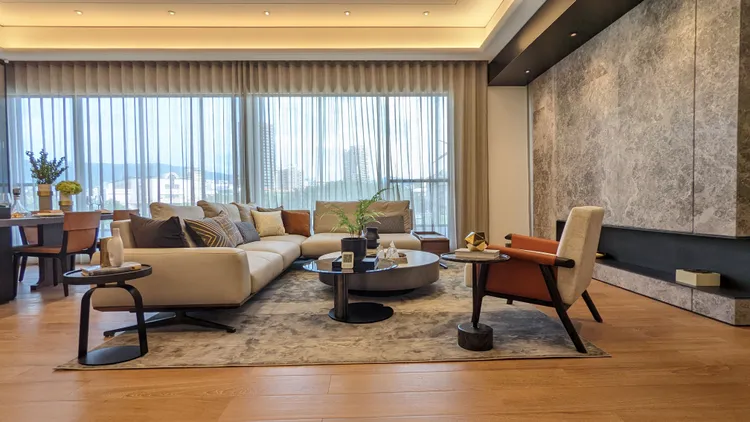 柏鴻君臨規劃規劃30～68坪，總銷金額約40億。趙世平攝