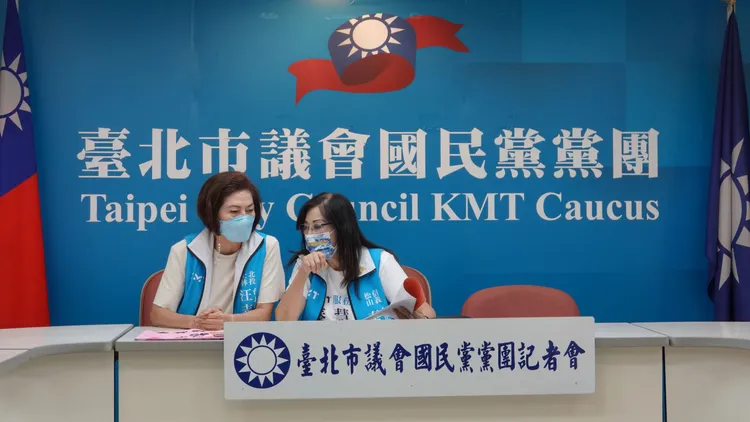 北市議會國民黨席次最多，為第一大黨。資料照片