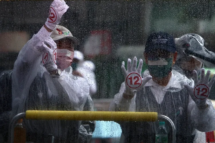 蔣萬安的舞台，是「華而不實，還是矽谷舞台」，陳時中表示不清楚。林林攝