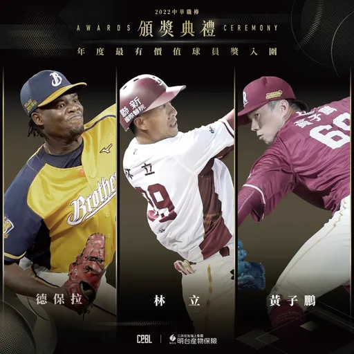 中職年度三大獎 頒獎典禮現場揭曉