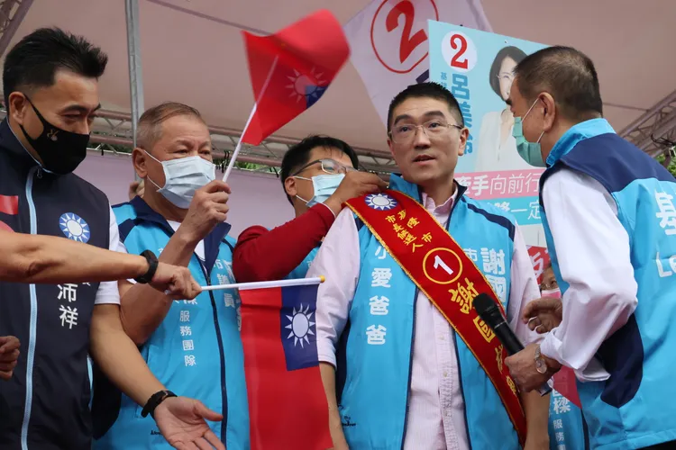 謝國樑是國民黨明日之星。資料照片