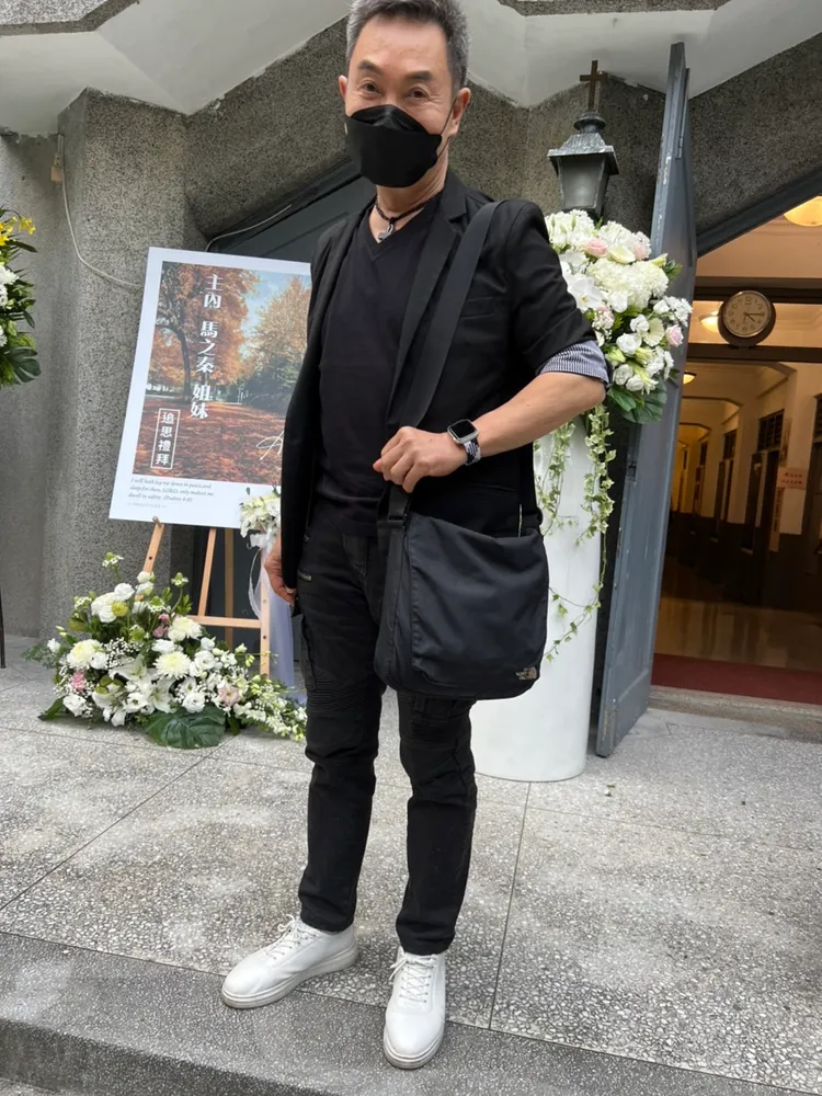 楊懷民到場致哀。趙大智攝