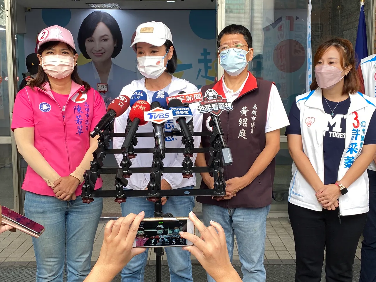 對左營國民黨籍里長出面挺陳其邁,柯志恩今受訪時表示尊重。柯志恩競辦提供