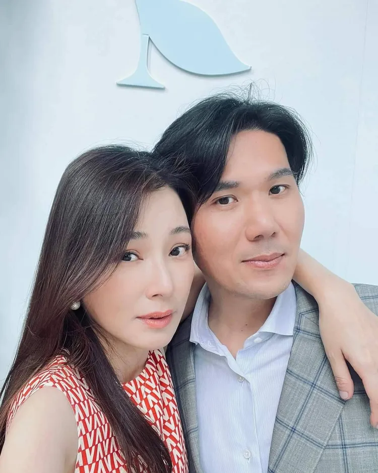 陳怡蓉和老公薛博仁感情很好。翻攝陳怡蓉臉書