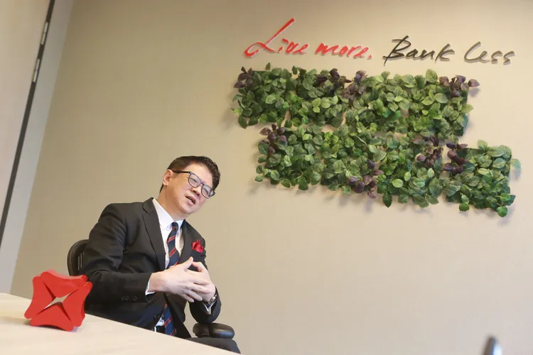 星展台灣總經理林鑫川。朱世閎攝