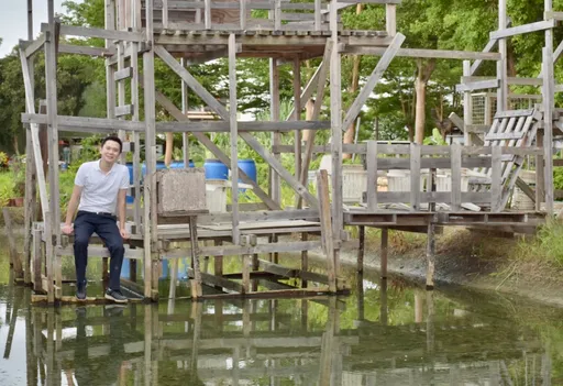 鄭朝方開箱竹北秘境「綠洋台」 推動傳產轉型發展綠色經濟