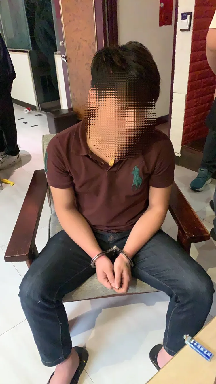 曾男被警方逮捕。資料畫面