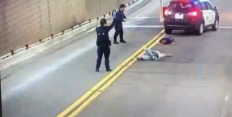 警方開槍制伏嫌犯。資料照片