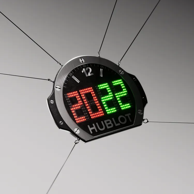 HUBLOT為本屆世足賽打造的裁判鐘。品牌提供
