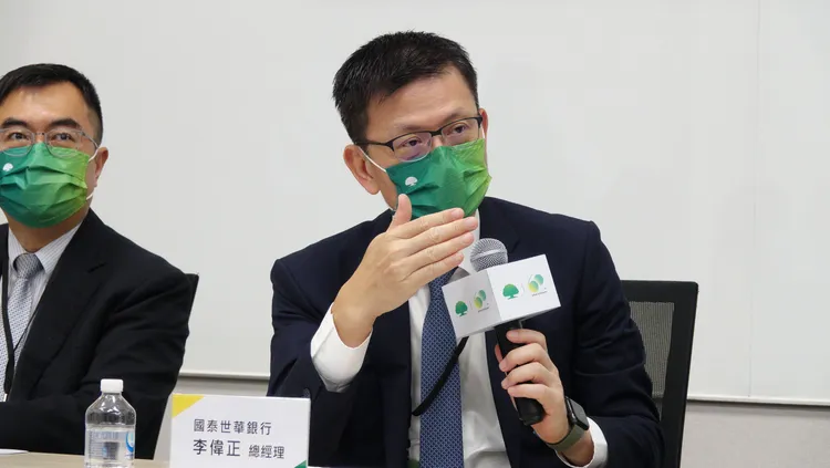 國泰世華銀總經理李偉正。莊宗達攝