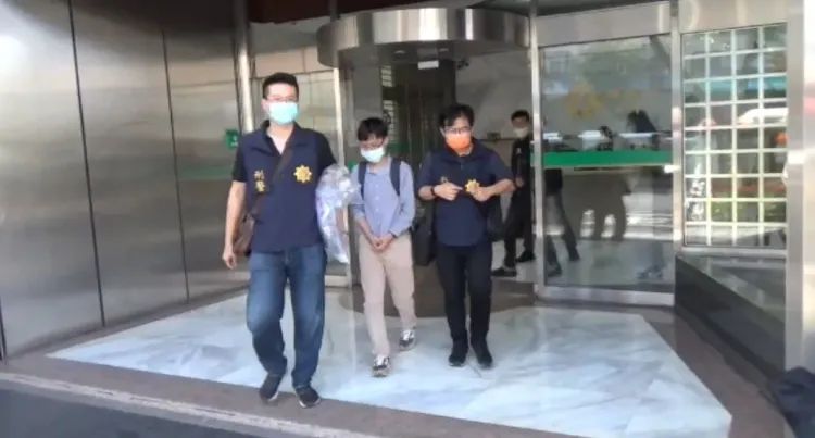 張騰文涉嫌盜用前東家程式碼，日前遭警方逮捕送辦。翻攝畫面