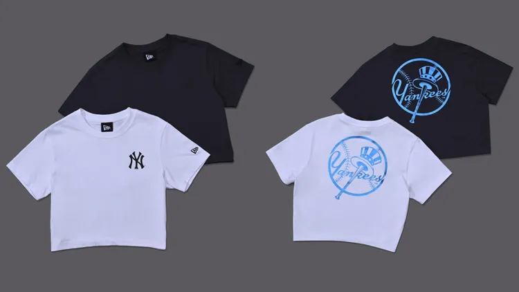 New Era X MLB Women短版短袖T恤，各1480元。品牌提供