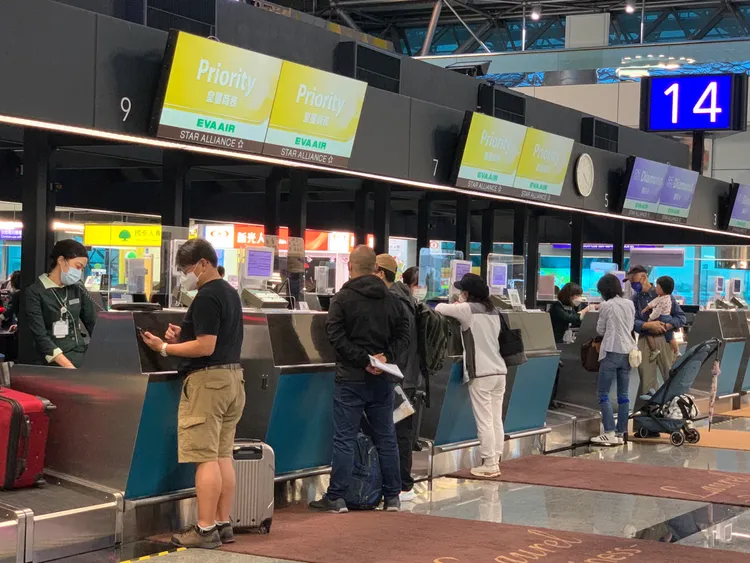 桃園機場人流復甦。桃機提供