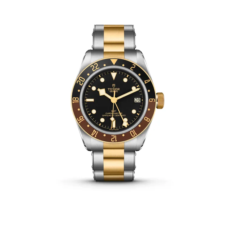Black Bay GMT S&G精鋼、18K金自動上鍊腕錶，17萬7000元。品牌提供