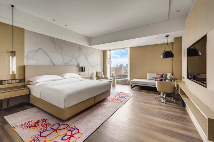 高雄萬豪3/18館內700間客房全數客滿。高雄萬豪提供