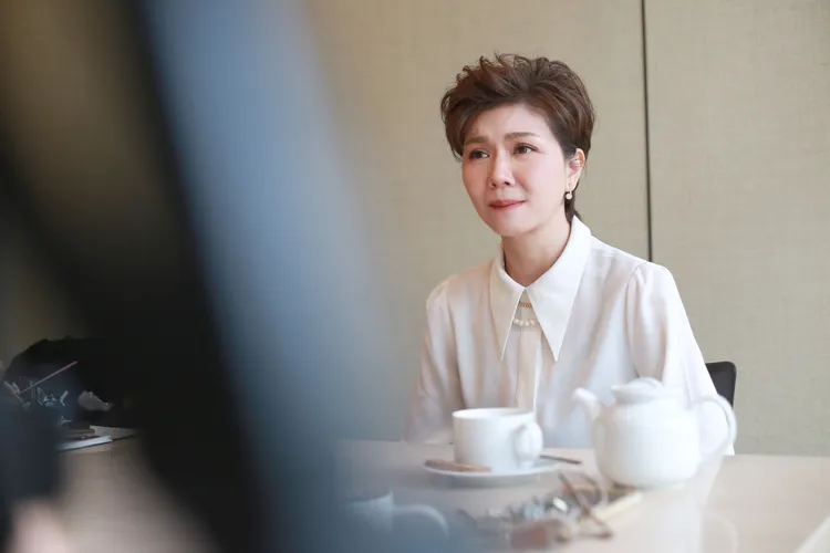 她一度擔心會被觀眾討厭，不過播出收到網友反饋，她打趣「原來被罵是這種感覺喔」。朱世閎攝
