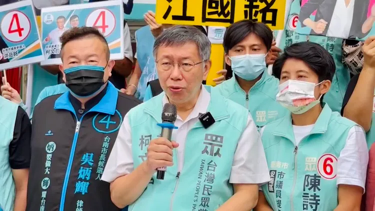 柯文哲回擊薛瑞元說法。王志弘攝