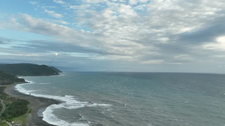 成大火箭團隊發射火箭順利升空。國家太空中心提供