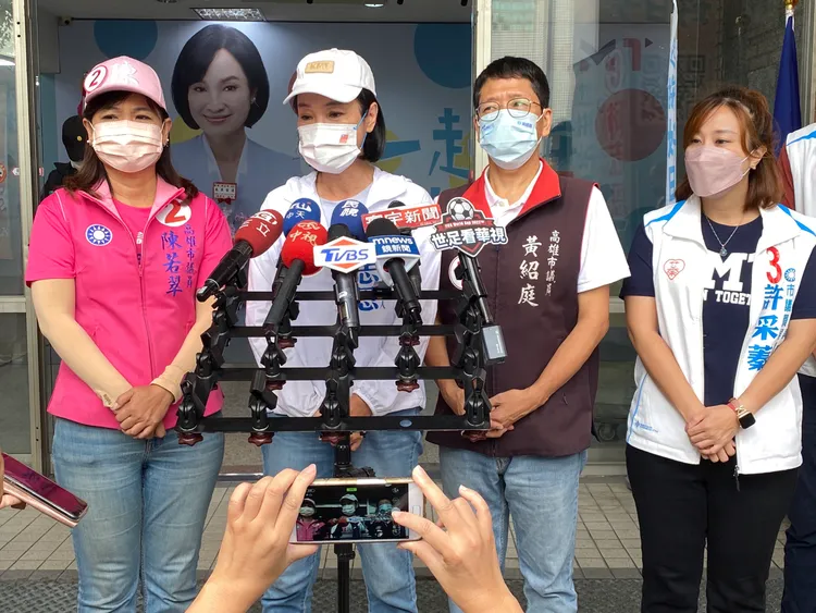 柯志恩今早接受媒體採訪時，指後天選前之夜以市民為主，韓國瑜不會來。柯志恩競辦提供