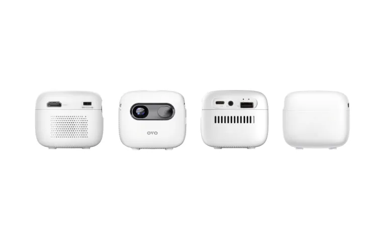 投影機背部沒有任何接口。業者提供