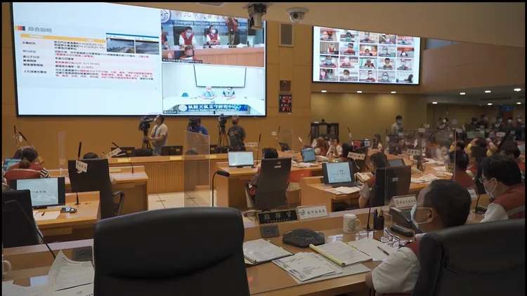 侯市長指揮。新北市府提供