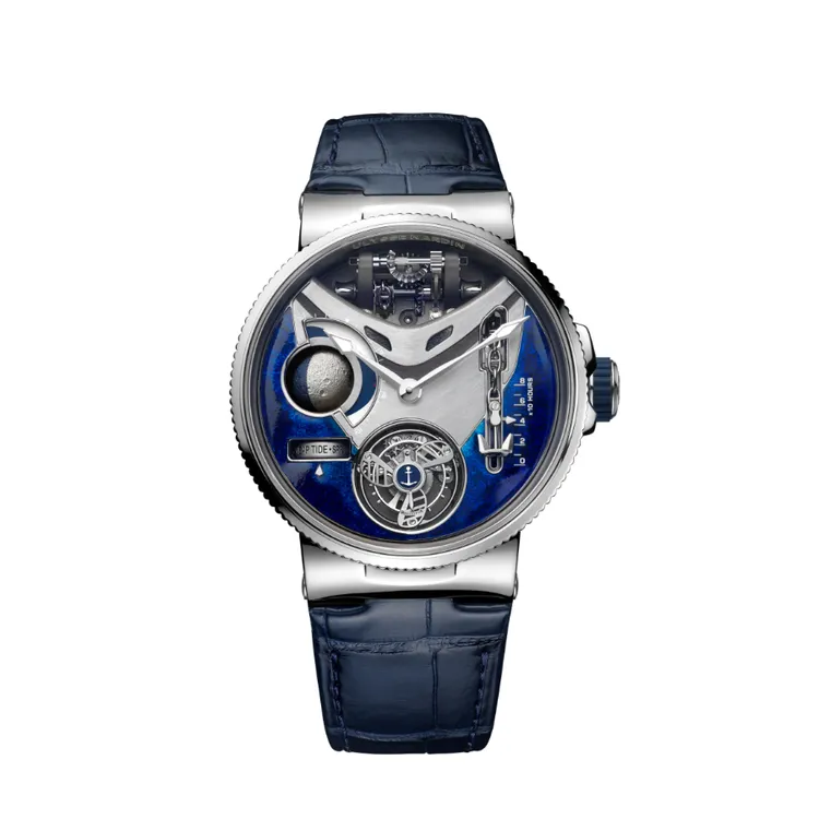 Mega Yacht領航旗艦鉑金腕錶，限量30只，1136萬元。品牌提供