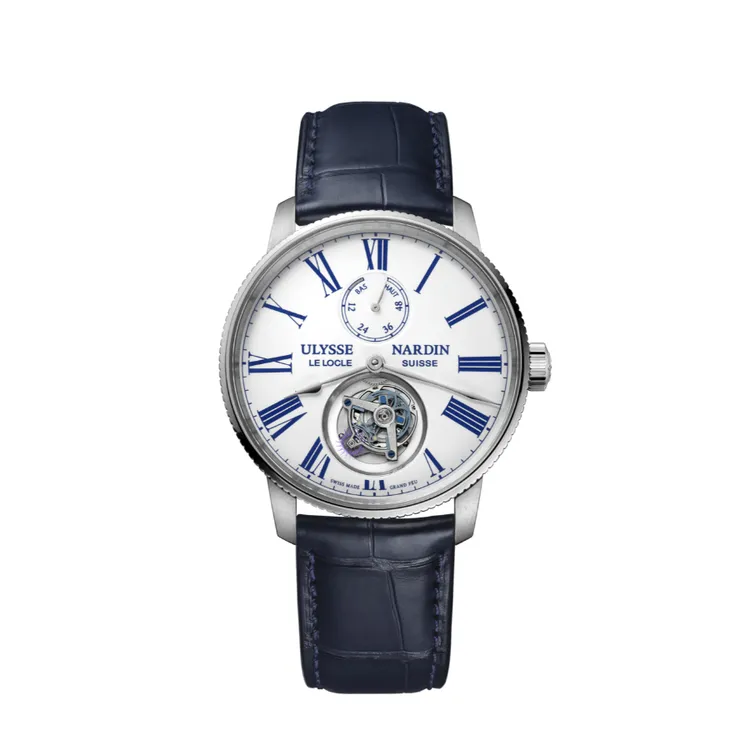 航海系列大明火琺瑯陀飛輪腕錶，123萬9800元。品牌提供