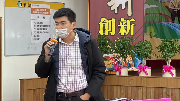 蕭瑞民批評交通部宣傳不足。林泊志攝