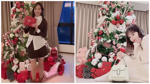 侯佩岑先過生日再迎聖誕 品牌獻禮堆滿祝福