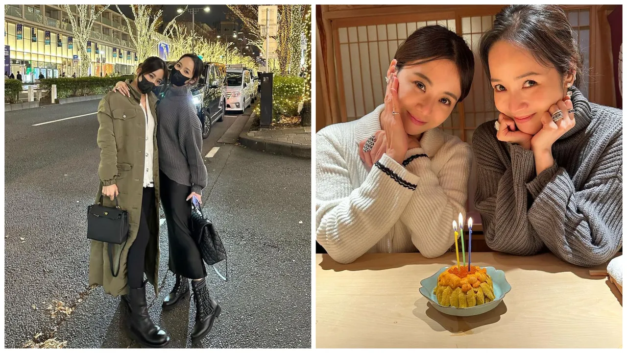 侯佩岑在生日之前和好姐妹、歌手陶喆的老婆Penny（左）一起快闪东京，走一趟庆祝生日的小旅行。翻摄pennychiangchiang IG