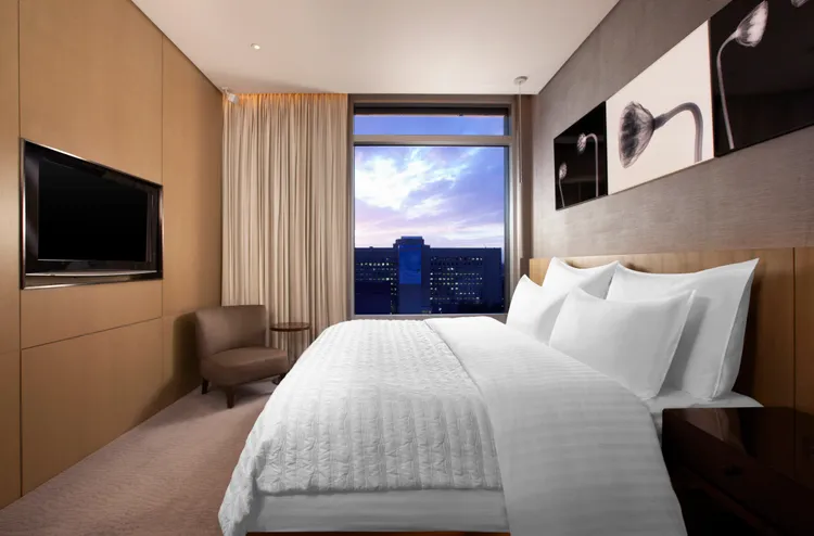 台北寒舍艾美酒店景隅套房。台北寒舍艾美酒店提供