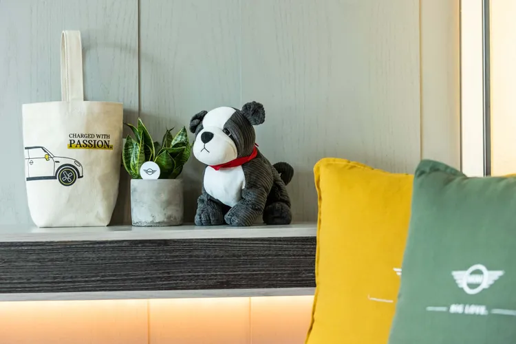 MINI專屬元素吸引目光。業者提供