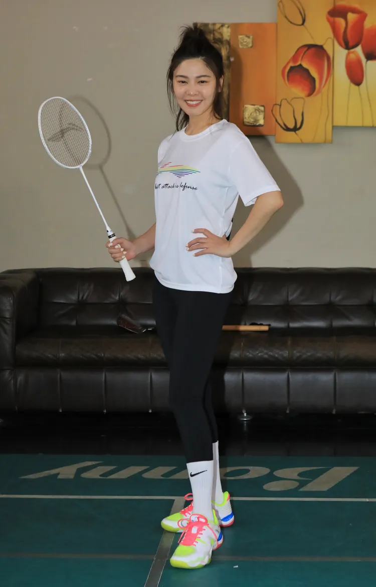 白家綺今單獨現身，老公吳東諺在拍戲不克前來。莊宗達攝