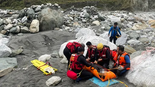 花蓮男二子山溫泉溯溪泡湯　救援困難！河谷跌倒撞頭身亡