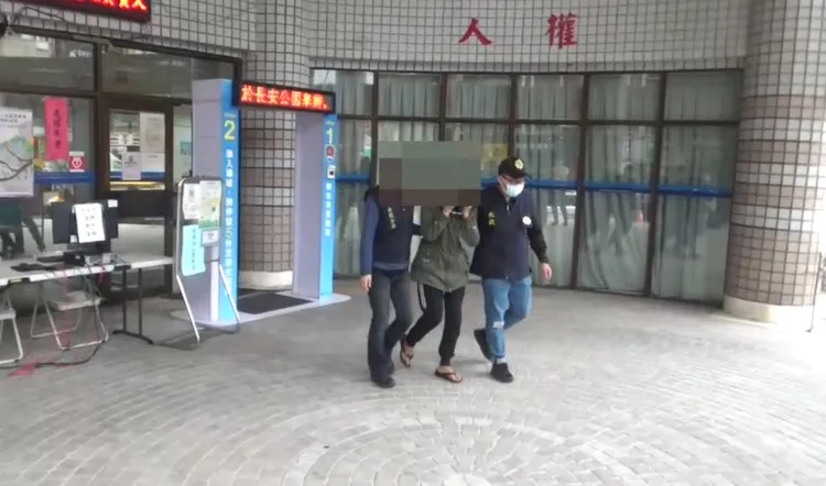 月姓女子遭警方移送法辦。翻攝畫面