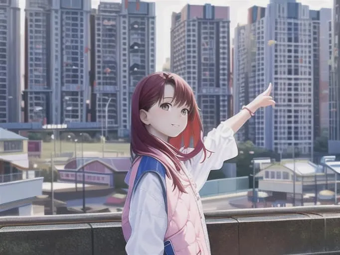 何芝寧分享自己玩AI繪圖。翻攝臉書/埔頂里何芝寧