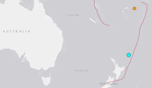 紐西蘭克馬得群島外海遭規模6.0地震襲擊